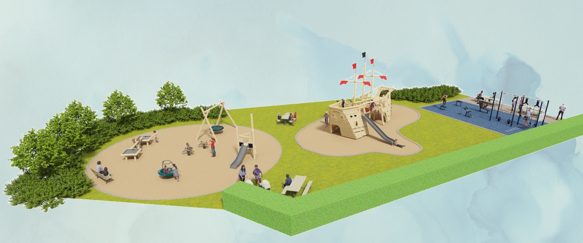 Ny lege- og aktivitetsplads på marinaen