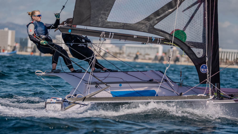 Flot Grand Slam debut til Nanna i 49fx